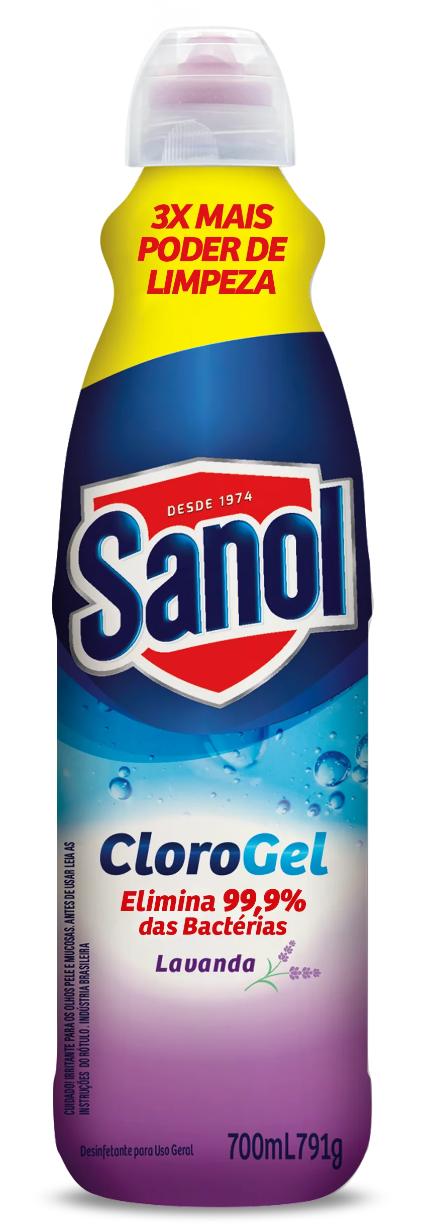 Clorogel Sanol Lavanda 700ml - Sanol