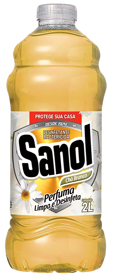 Desinfetante Sanol Chá Branco 2L - Sanol