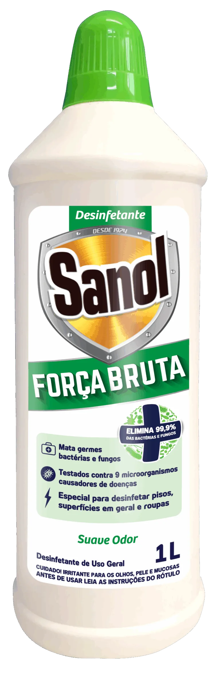 Desinfetante Sanol Força Bruta Suave Odor 1L - Sanol