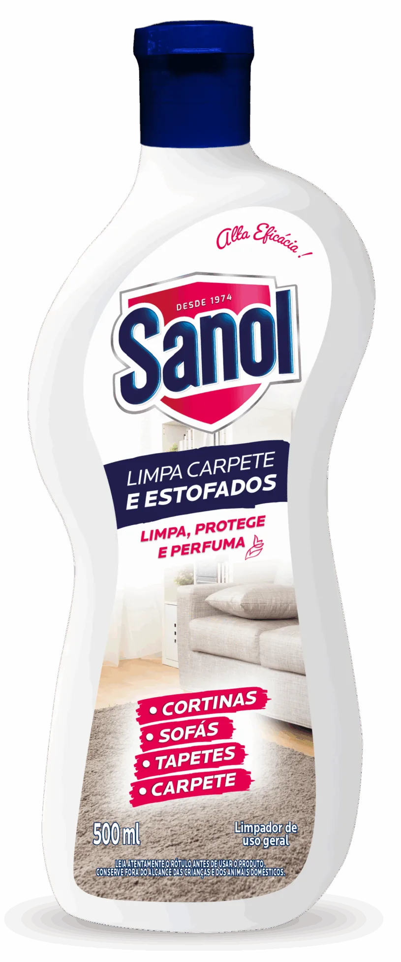 Limpa Carpete e Estofados Sanol 500ml - Sanol