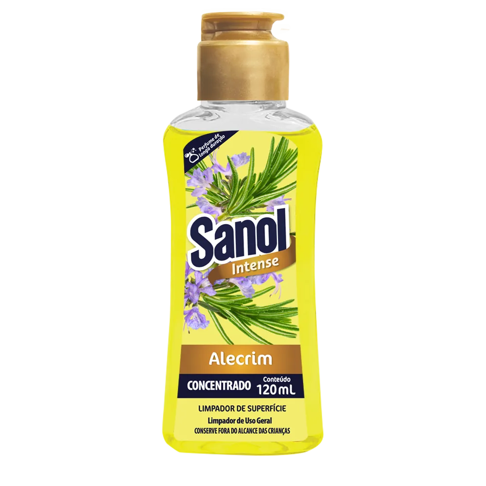 Limpador de Superfícies Sanol Alecrim 120ml - Sanol