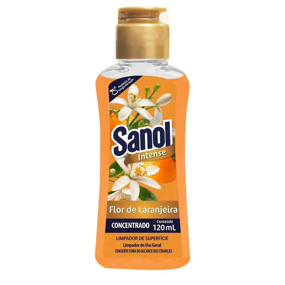 Limpador de Superfícies Sanol Flor de Laranjeira 120ml - Sanol