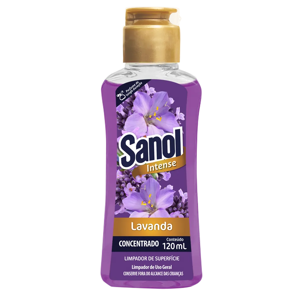 Limpador de Superfícies Sanol Lavanda 120ml - Sanol