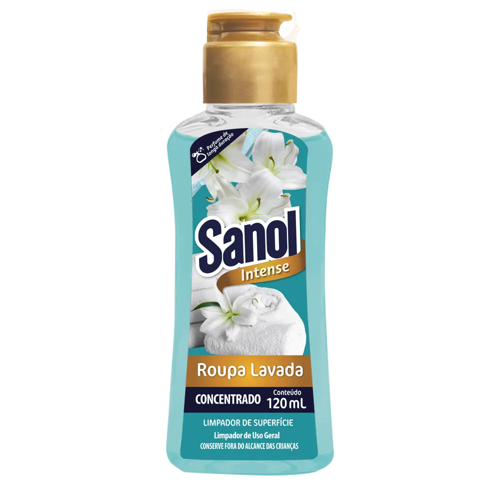 Limpador de Superfícies Sanol Roupa Lavada 120ml - Sanol