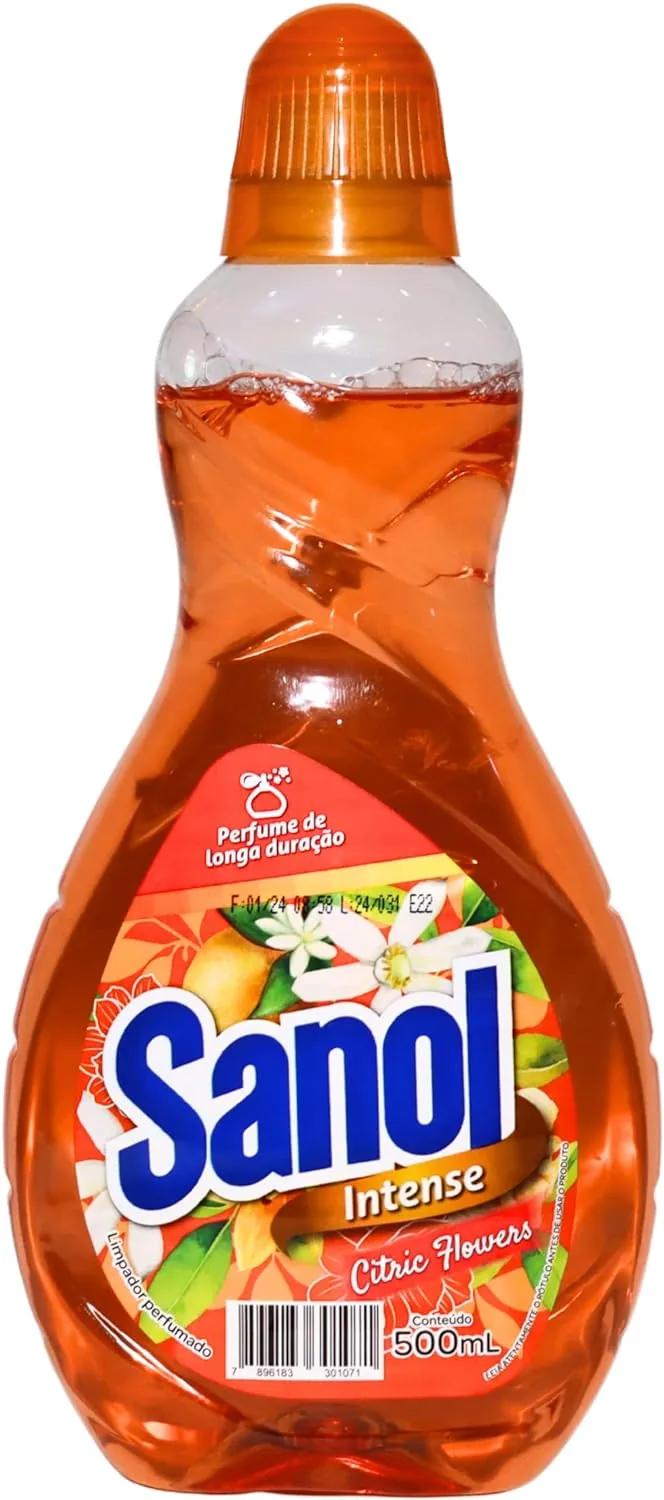 Limpador Perfumado Intense Sanol Citric Flowers 500ml - Sanol