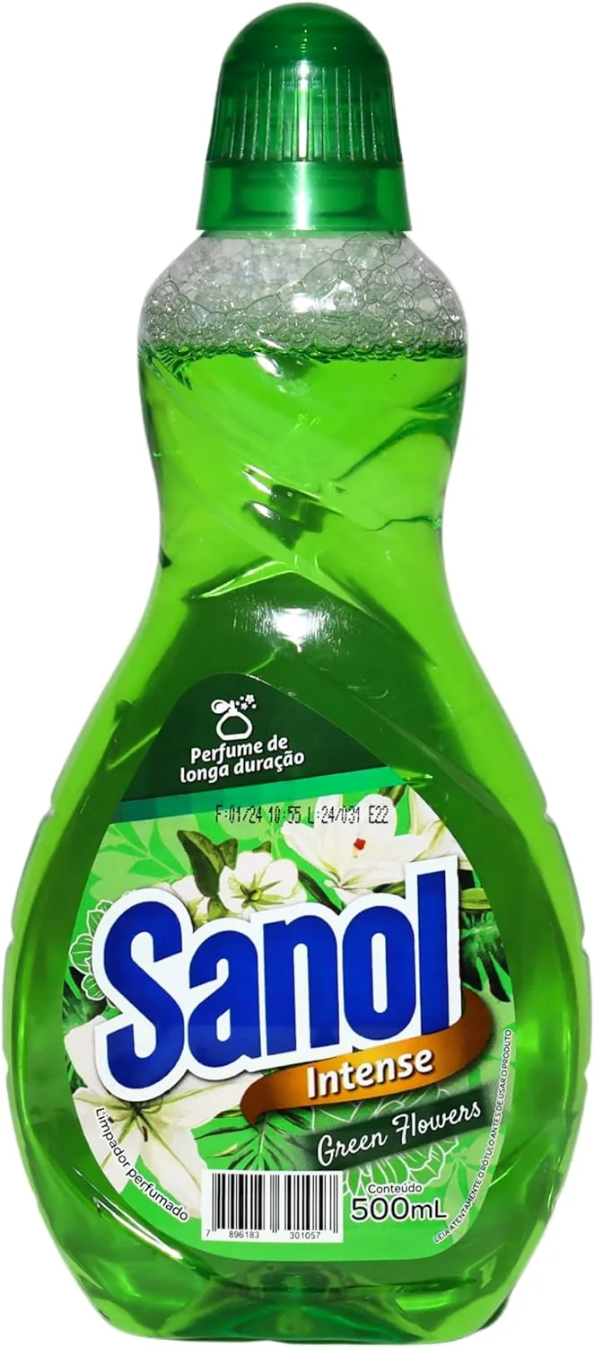 Limpador Perfumado Intense Sanol Green Flowers 500ml - Sanol