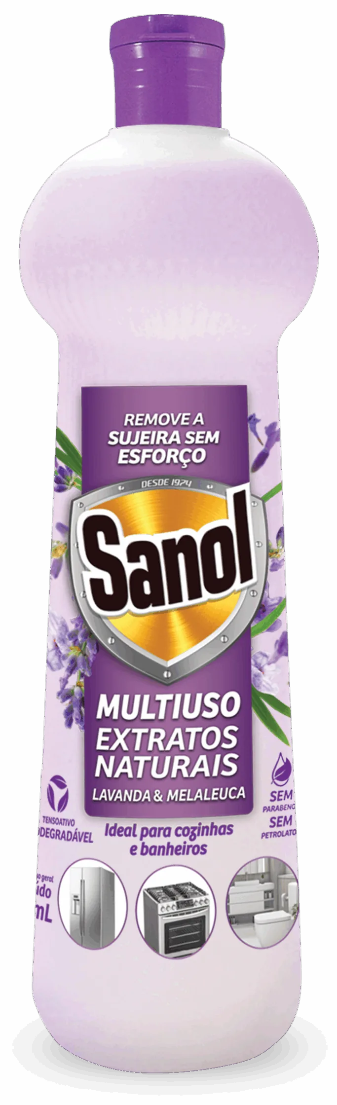 Multiuso Sanol Extratos Naturais Lavanda & Melaleuca 500ml - Sanol
